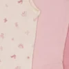 Pink Strappy Bodysuit 3 Pack 6-9 Months