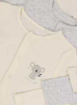 Koala Sleepsuits 5 Pack 3-6 Months
