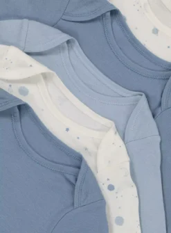 Blue Space Bodysuits 5 Pack 6-9 Months