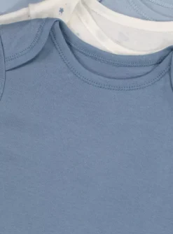 Space Print & Blue Bodysuits 7 Pack 18-24 Months