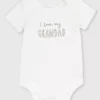 White I Love My Grandad Bodysuit 9-12 Months