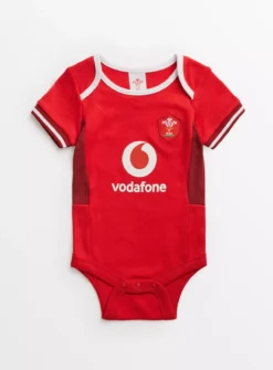 Wales Rugby Red Bodysuit12-18 Months