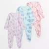 Bright Animal Sleepsuit 3 Pack 9-12 Months