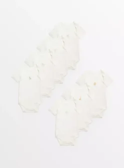CreamDays Of The Week Animal Bodysuits 7 Pack 3-6 Months