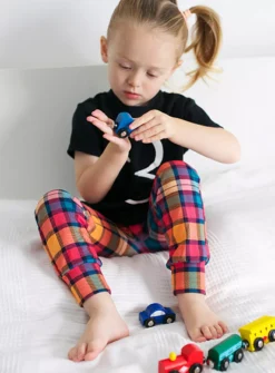 FRED & NOAH Sunset Tartan Legging 2-3 Years