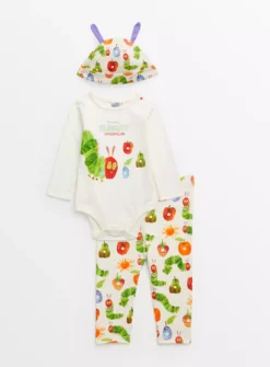 The Very Hungry Caterpillar Cream 3 Piece Set 12-18 Months