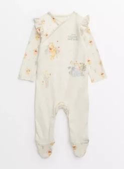 Disney Winnie The Pooh Wrap Sleepsuit 9-12 Months