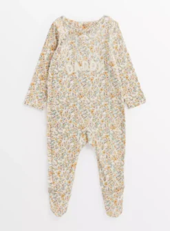 Ditsy Floral I Love My Daddy Sleepsuit 6-9 Months