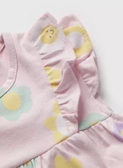 Flower Print Romper 6-9 Months