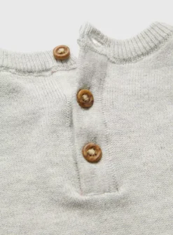 Grey Bobble Knitted Jumper & Leggings Set 9-12 Months