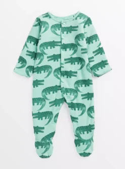 Green Dino 1.5 Tog Sleepsuit 3-6 Months