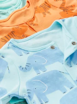 Bright Animal Print Rompers 3 Pack 18-24 Months