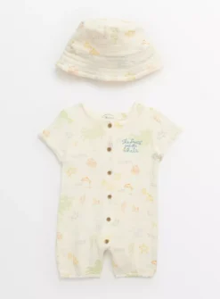 The Snail And The Whale Romper & Hat Set 12-18 Months