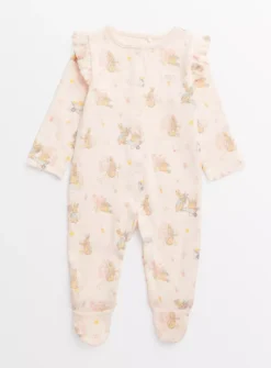 Peter Rabbit Pink Sleepsuit Up To 3 Mths