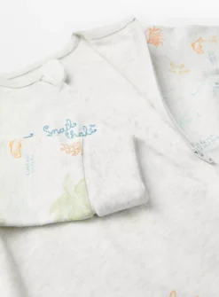 The Snail And The Whale Grey Sleepsuit 9-12 Months