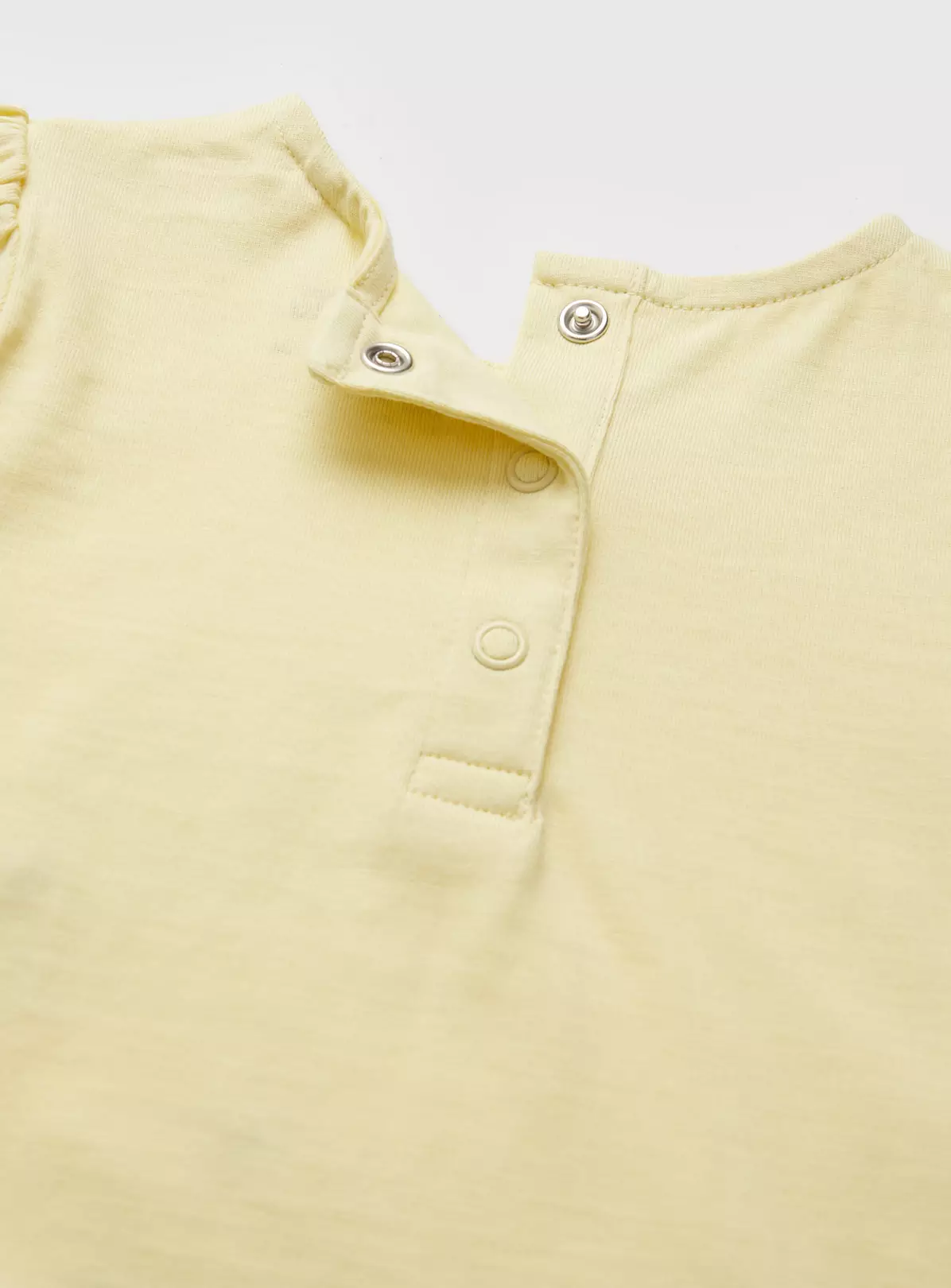 Yellow Ombre Floral T-Shirt 3-6 Months - Image 2