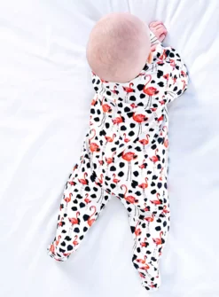 FRED & NOAH Dotty Flamingo Sleepsuit 6-12 Month