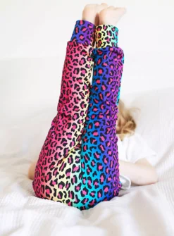 FRED & NOAH Neon Leopard  Leggings 6-12 Month